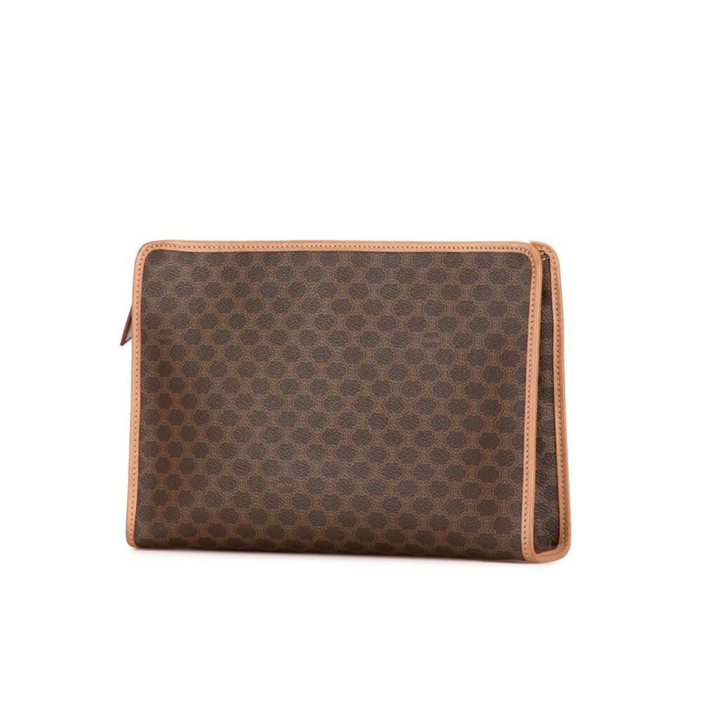 Pre Loved Celine Vintage Macassar Clutch Women Brown Clutch Bags - Picture 2 of 6